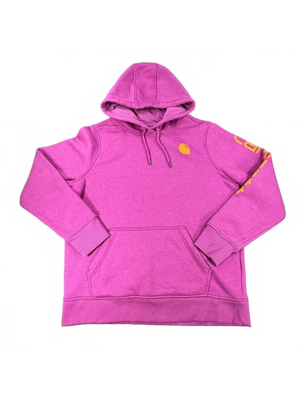 Carhartt Women’s Relaxed Fit Hoodie Magenta Pink Size L
